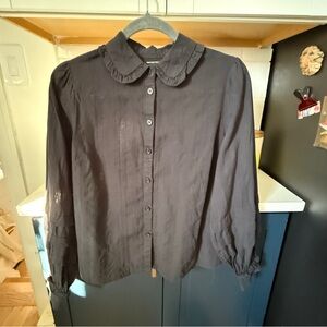 Who What Wear Textured Blouse